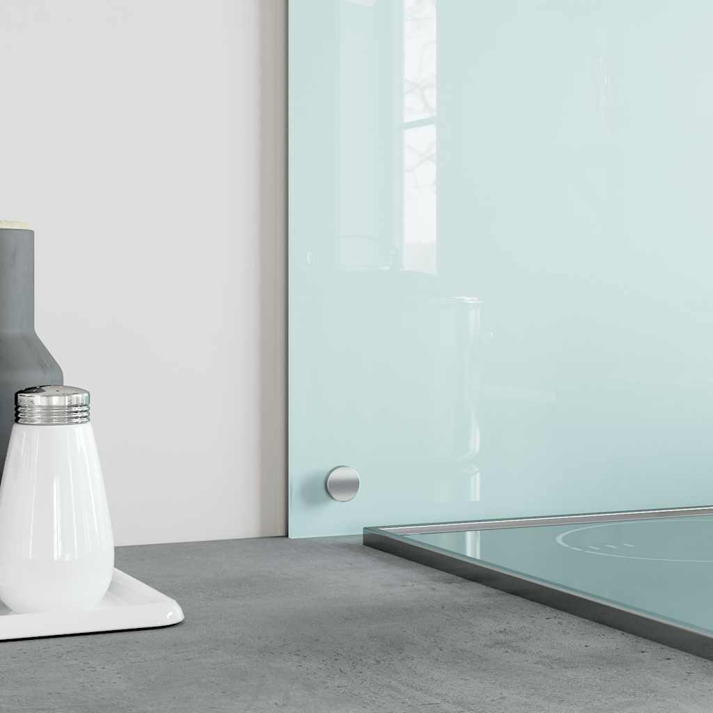 Kitchen Backsplashes 2 pcs White 80x40 cm Tempered Glass